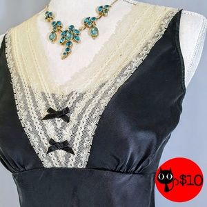 Silk Camisole w/lace trim